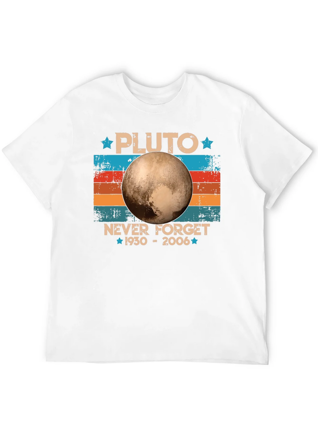 Pluto Never Forget Retro T-Shirt product image 11