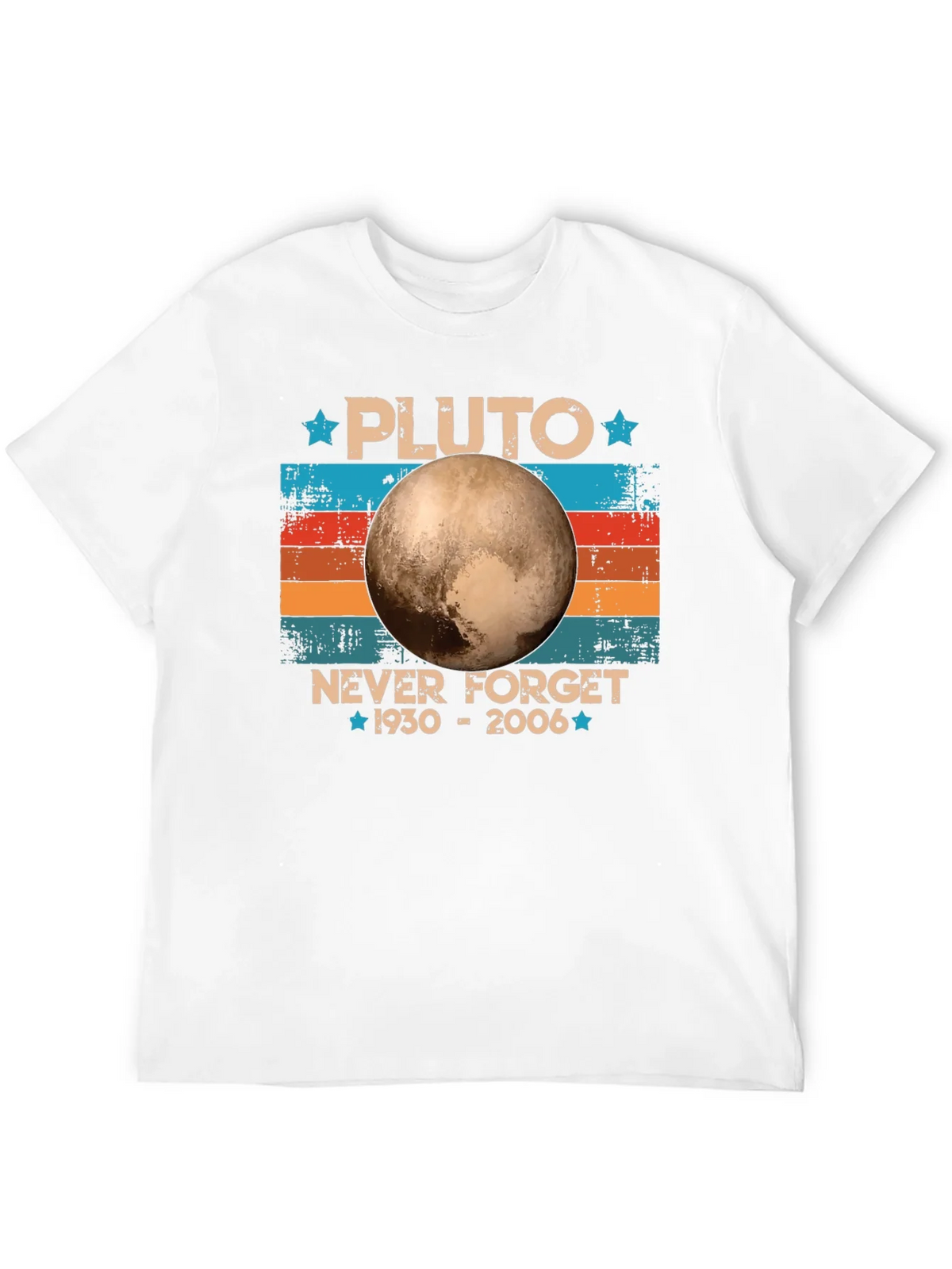 Pluto Never Forget Retro T-Shirt product image 11