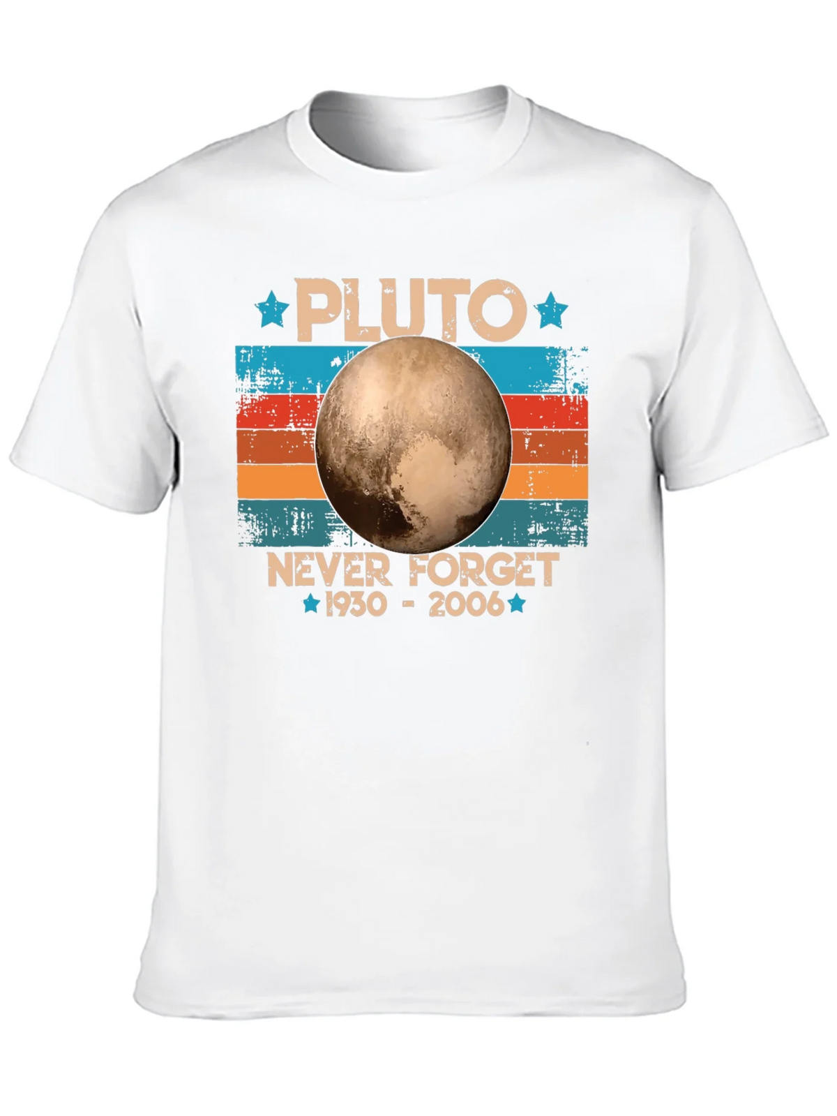 Pluto Never Forget Retro T-Shirt product image 9