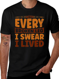 Broken Leg Humor T-Shirt product image 1