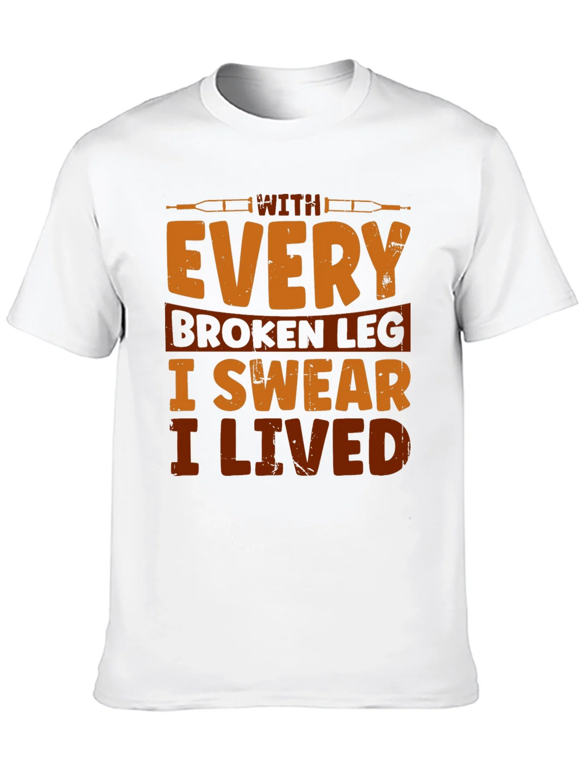 Broken Leg Humor T-Shirt product image 9