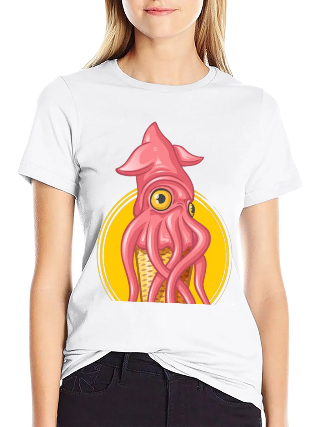 Squid Graphic Tee - Novelty Octopus T-Shirt product image 8