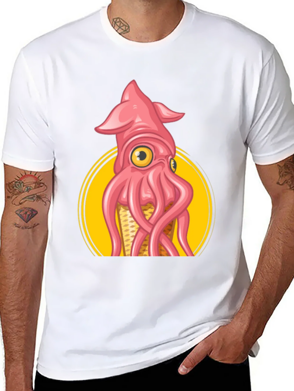 Squid Graphic Tee - Novelty Octopus T-Shirt product image 7