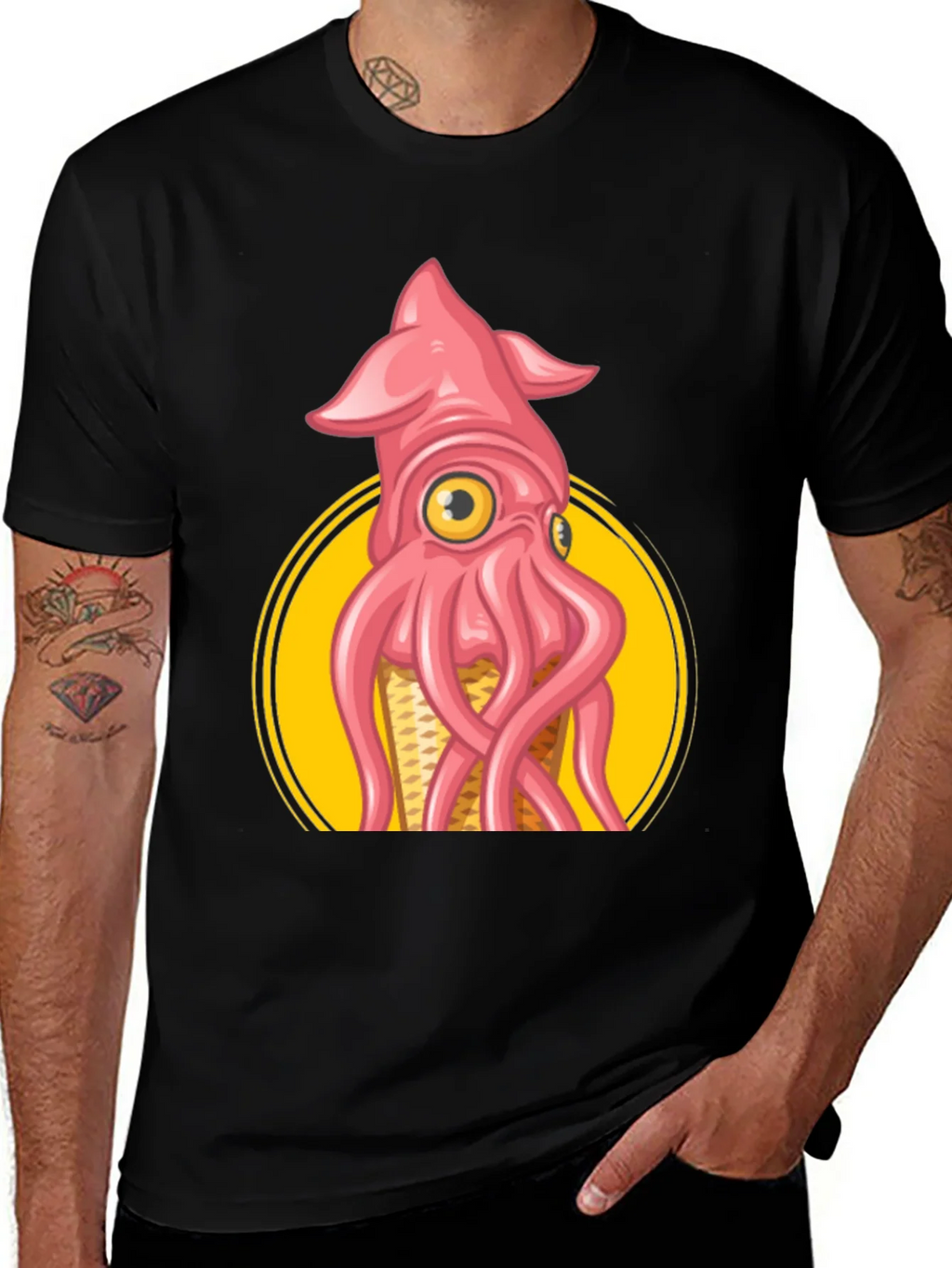 Squid Graphic Tee - Novelty Octopus T-Shirt product image 1