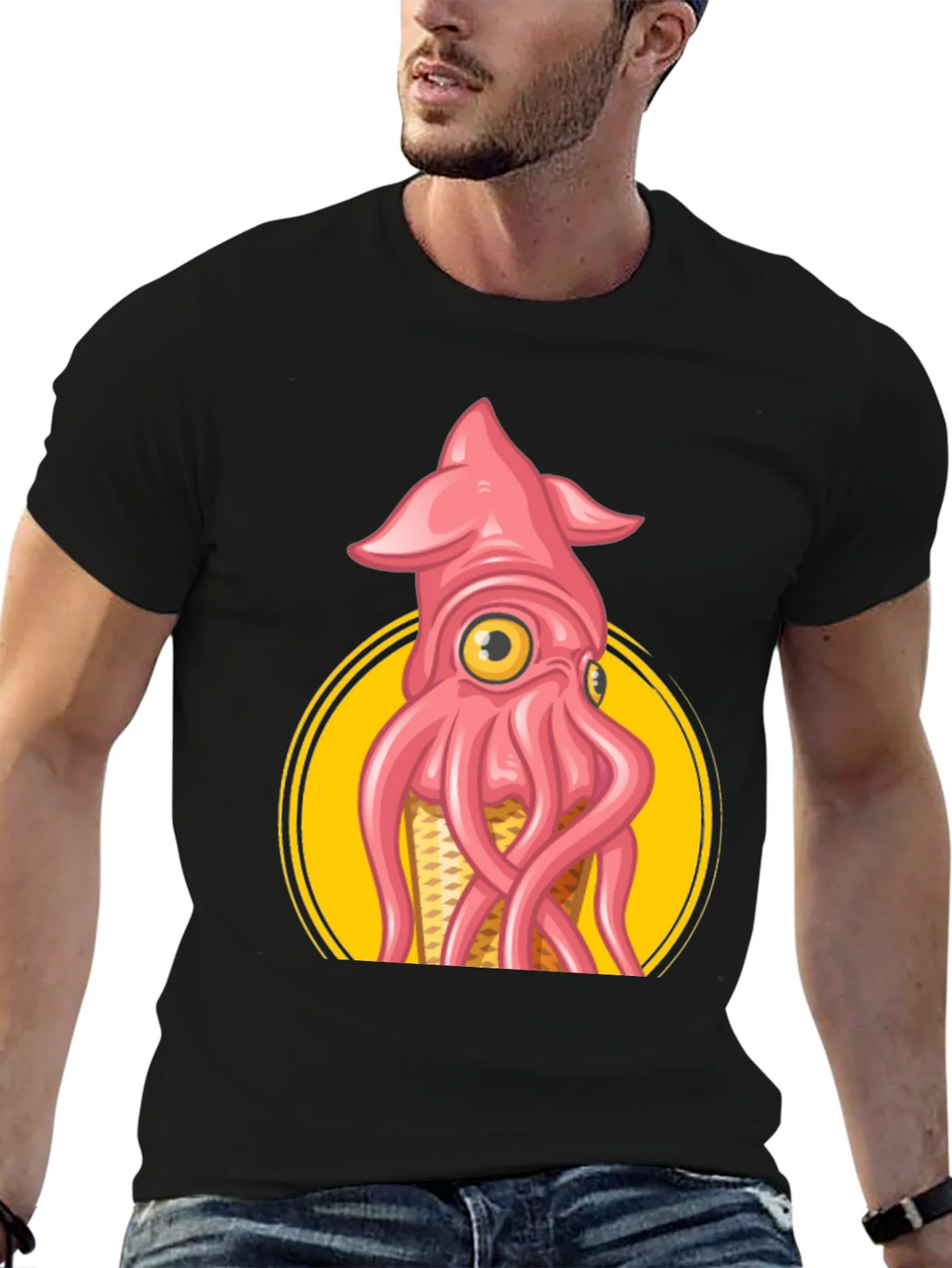 Squid Graphic Tee - Novelty Octopus T-Shirt product image 6
