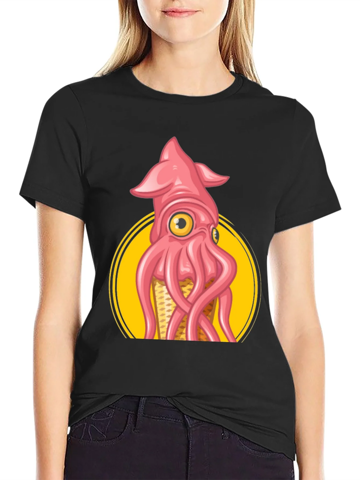 Squid Graphic Tee - Novelty Octopus T-Shirt product image 2