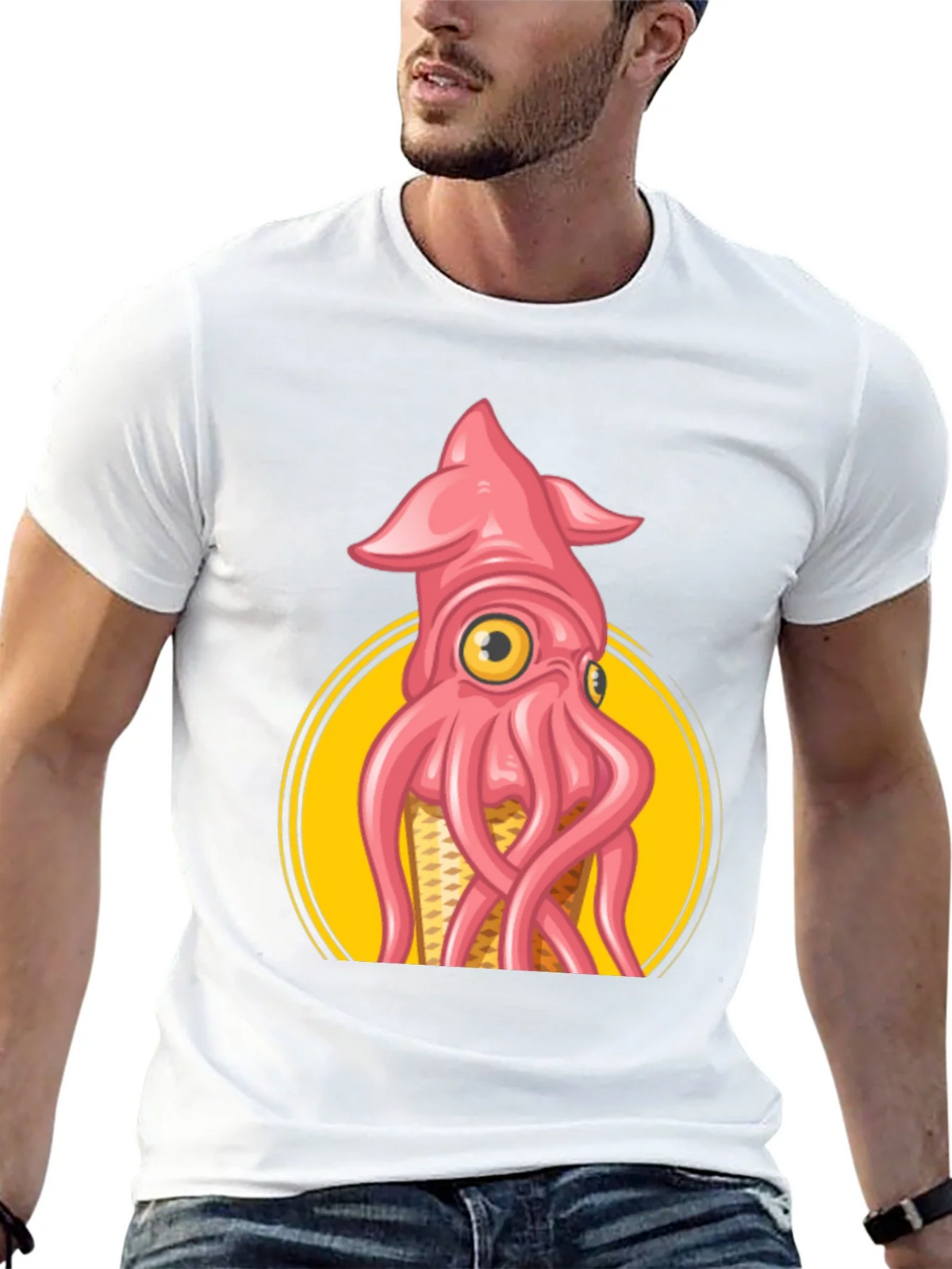 Squid Graphic Tee - Novelty Octopus T-Shirt product image 12