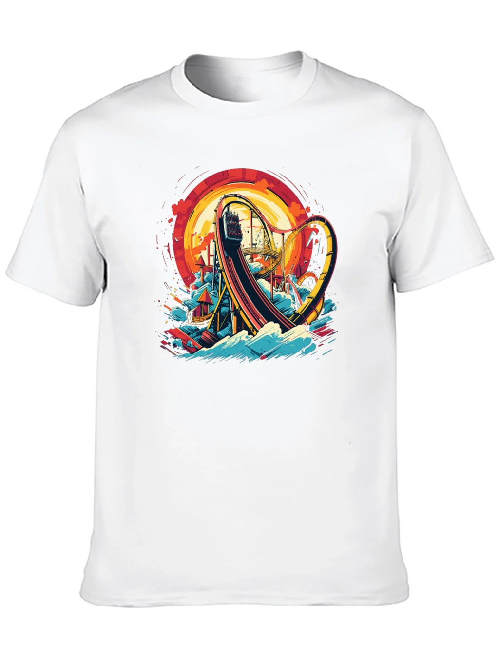 Roller Coaster Graphic Tee - Thrill Ride Design product image 9