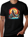 Roller Coaster Graphic Tee - Thrill Ride Design product image 1