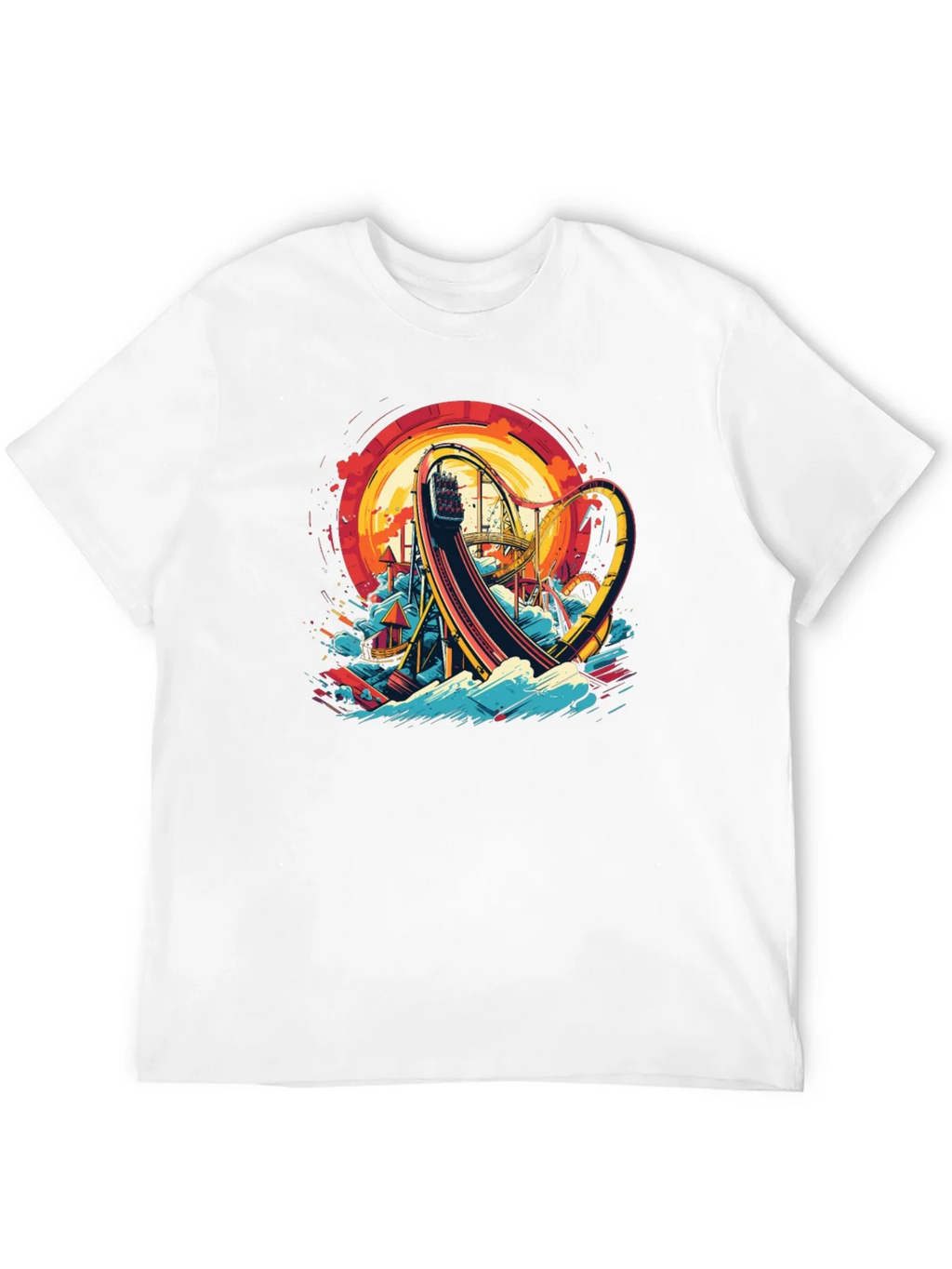 Roller Coaster Graphic Tee - Thrill Ride Design product image 10