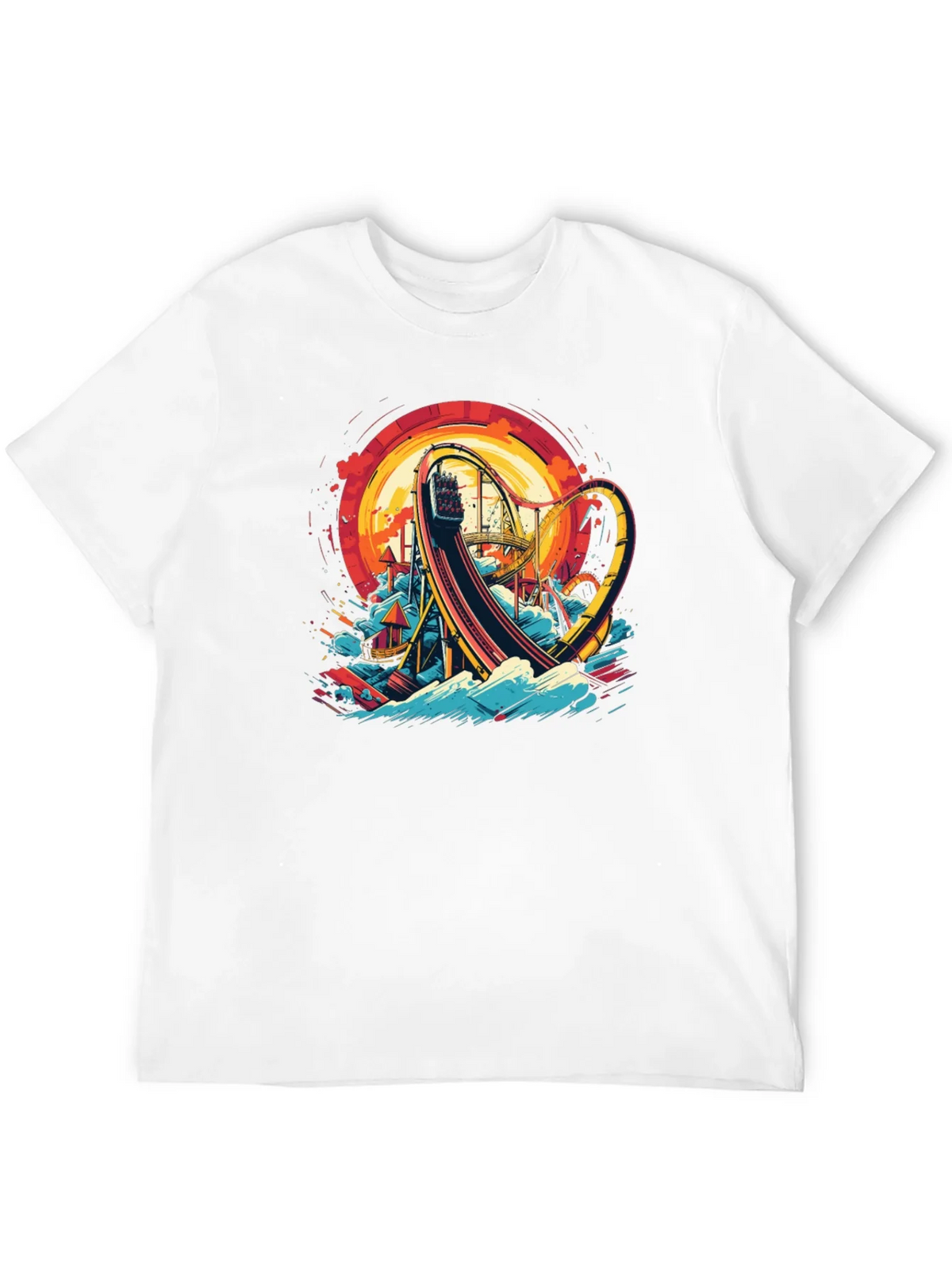 Roller Coaster Graphic Tee - Thrill Ride Design product image 10