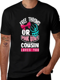 Free Throws or Pink Bows Cousin Loves You T-Shirt product image 1