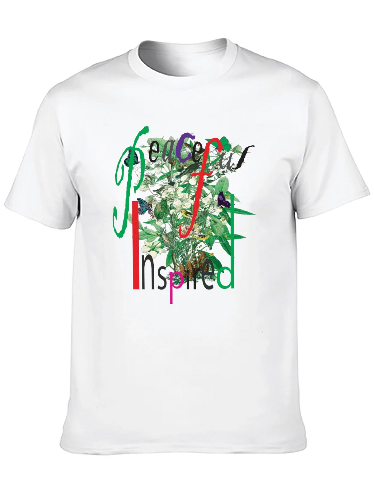 Peace Inspired Floral Graphic T-Shirt product image 6