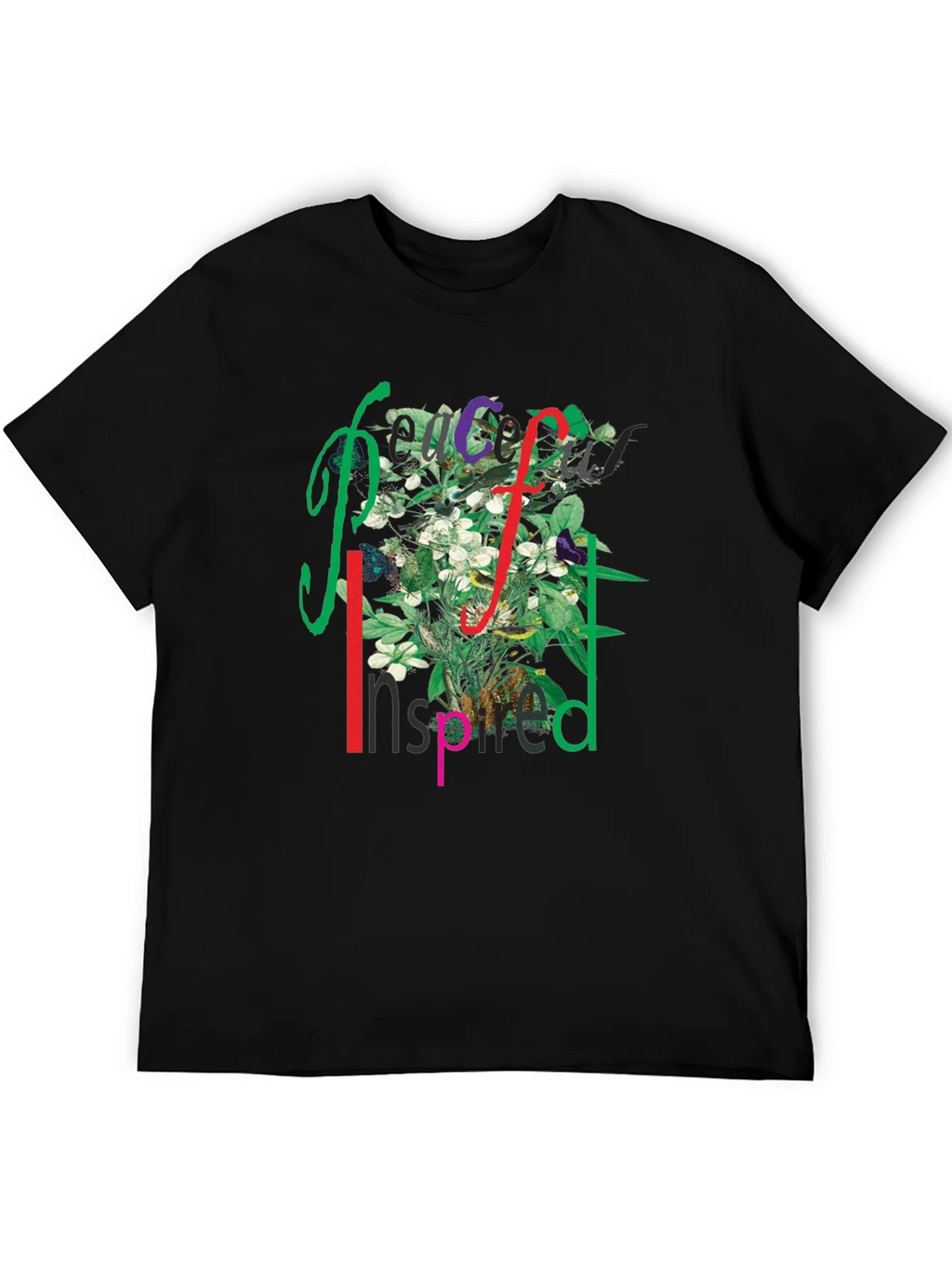 Peace Inspired Floral Graphic T-Shirt product image 4
