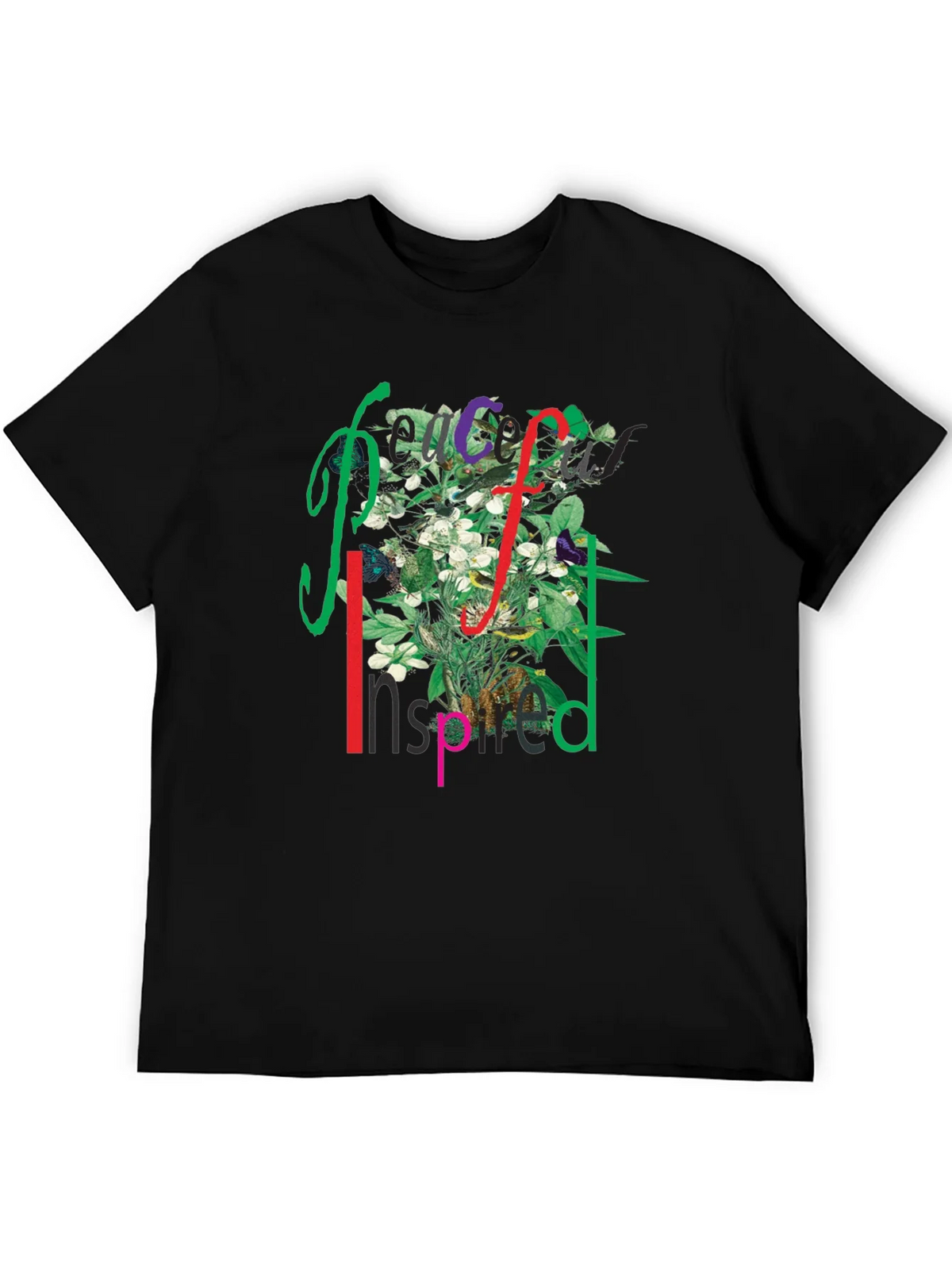 Peace Inspired Floral Graphic T-Shirt product image 4