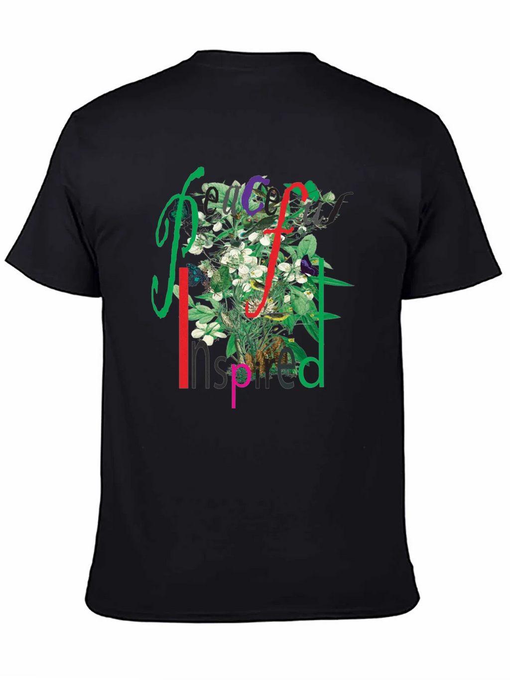 Peace Inspired Floral Graphic T-Shirt product image 3