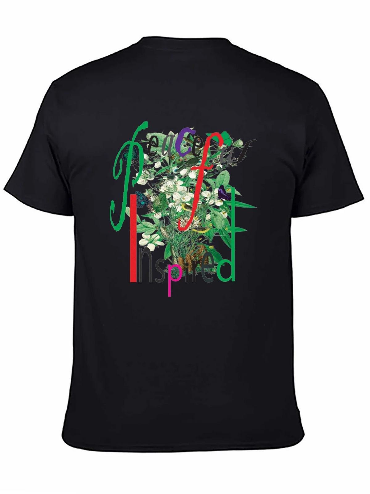 Peace Inspired Floral Graphic T-Shirt product image 3