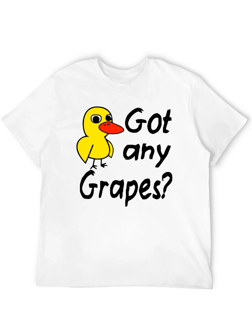 Got Any Grapes T-Shirt Duck Graphic Tee Black product image 11