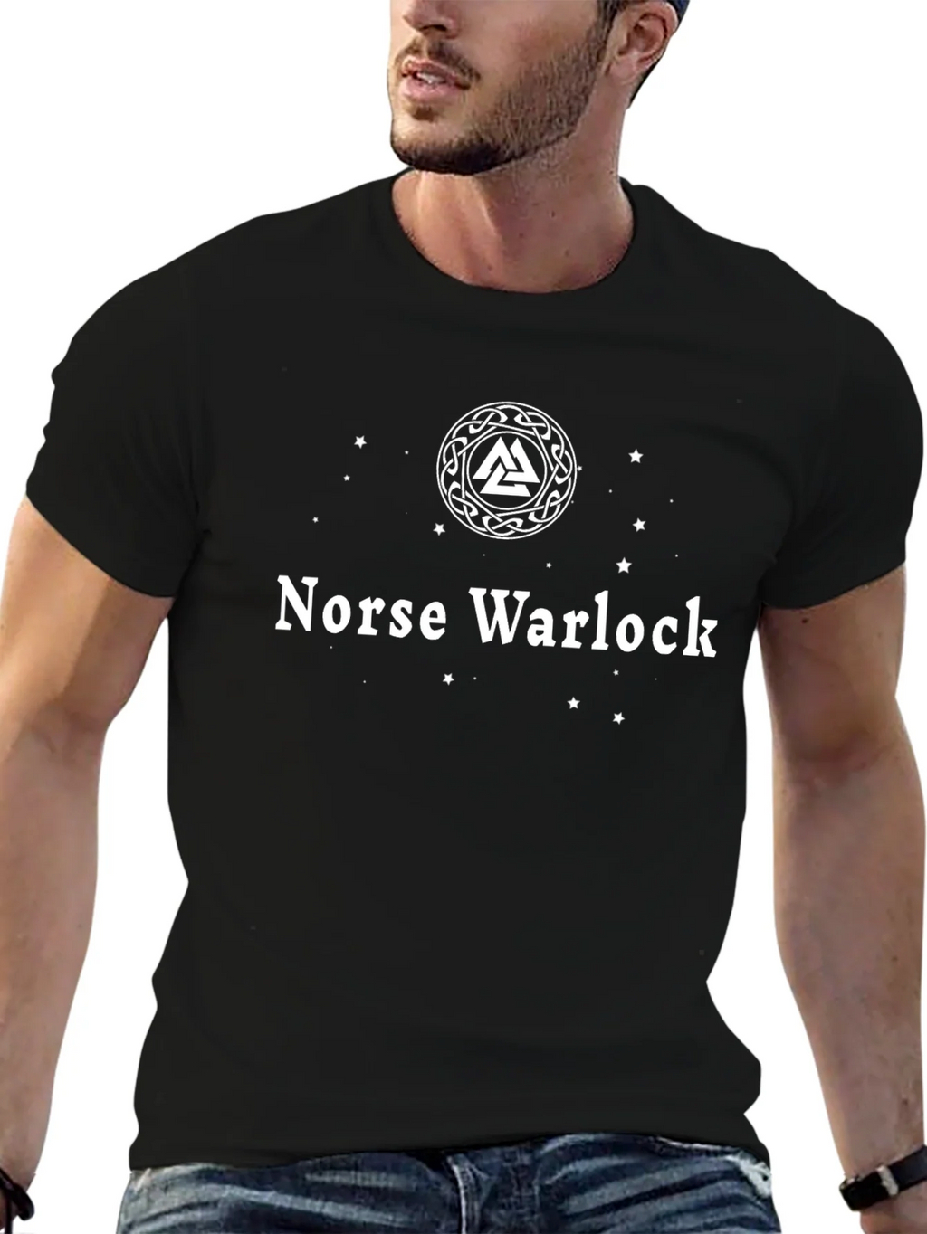 Norse Warlock T-Shirt - Viking Valhalla Design product image 3