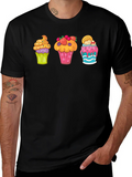 Cupcake Graphic Print Crewneck T-Shirt product image 1