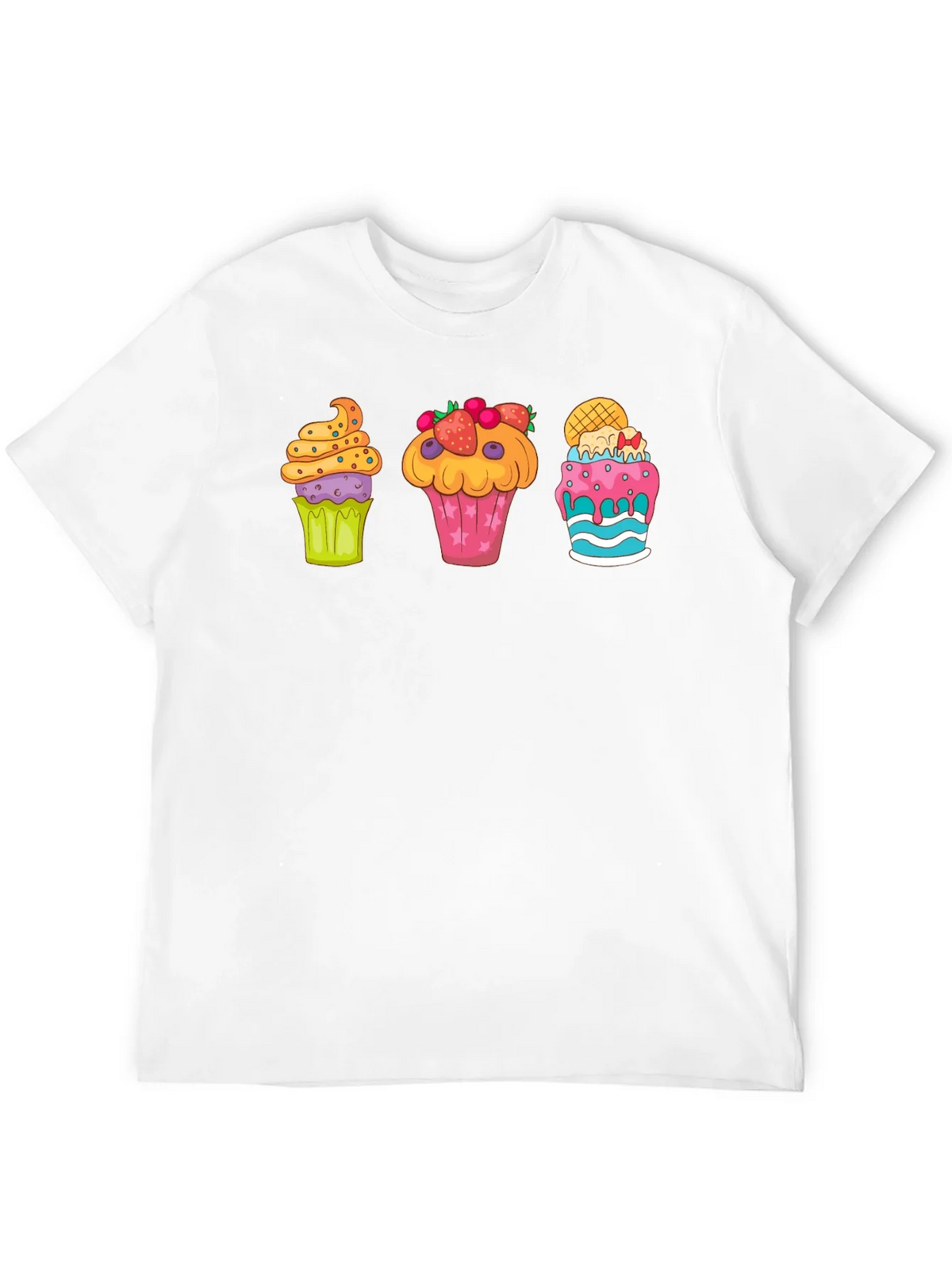 Cupcake Graphic Print Crewneck T-Shirt product image 11