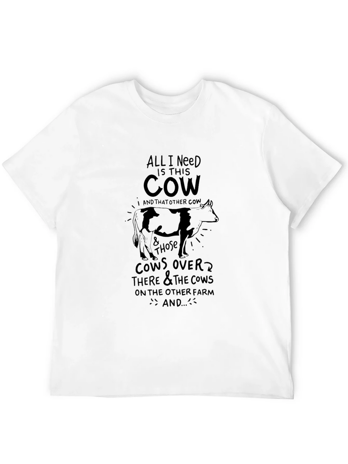 All I Need Is This Cow Graphic Tee product image 11