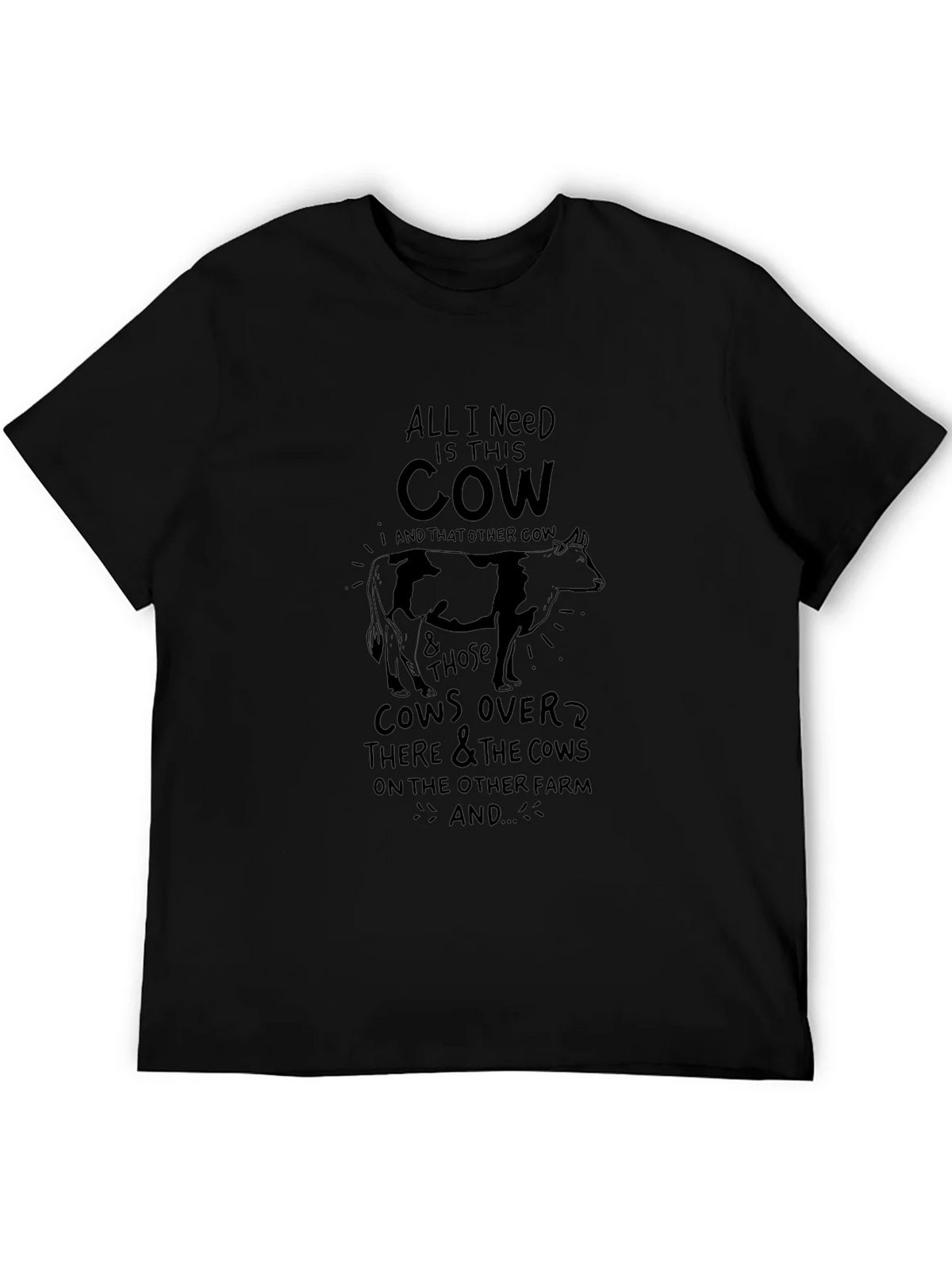 All I Need Is This Cow Graphic Tee product image 5