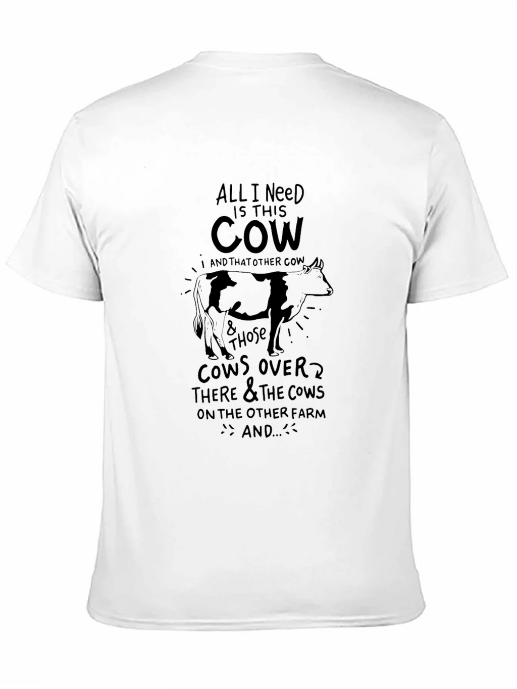 All I Need Is This Cow Graphic Tee product image 10