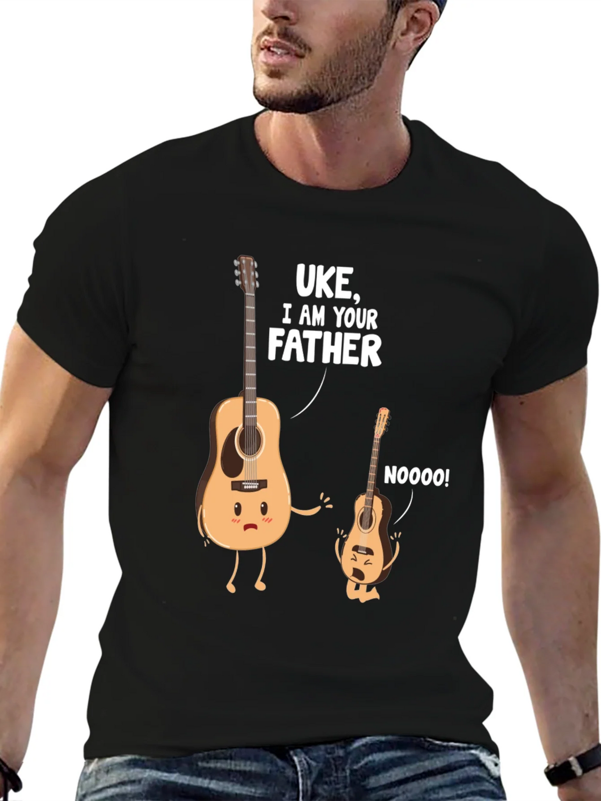 Uke I Am Your Father T-Shirt - Musical Humor Tee product image 6