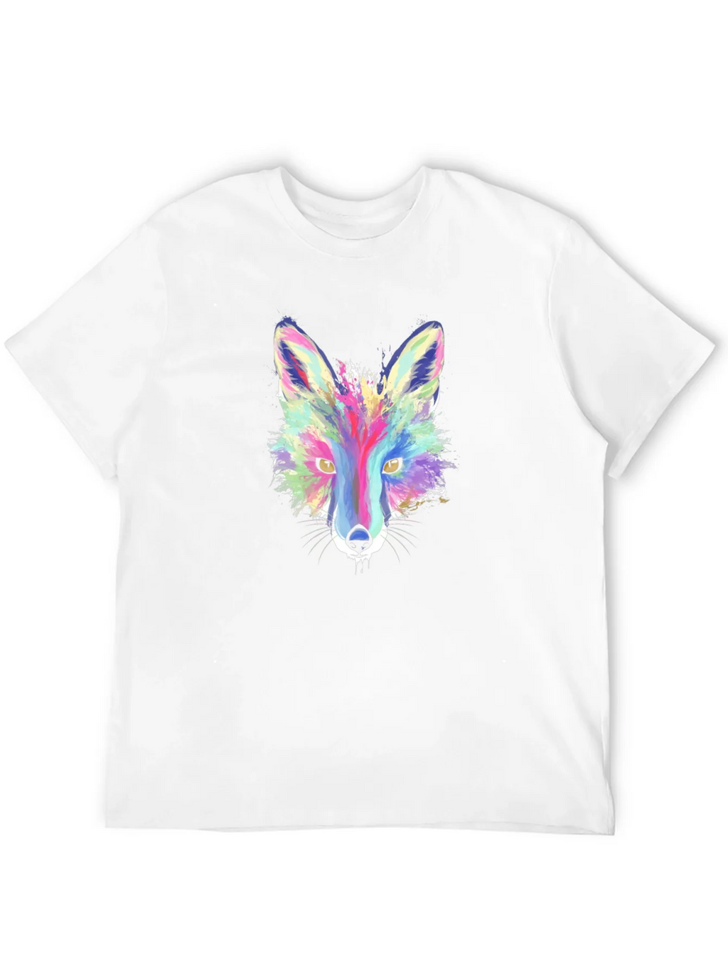 Vibrant Fox Graphic Tee - Stylish Mens T-Shirt product image 7