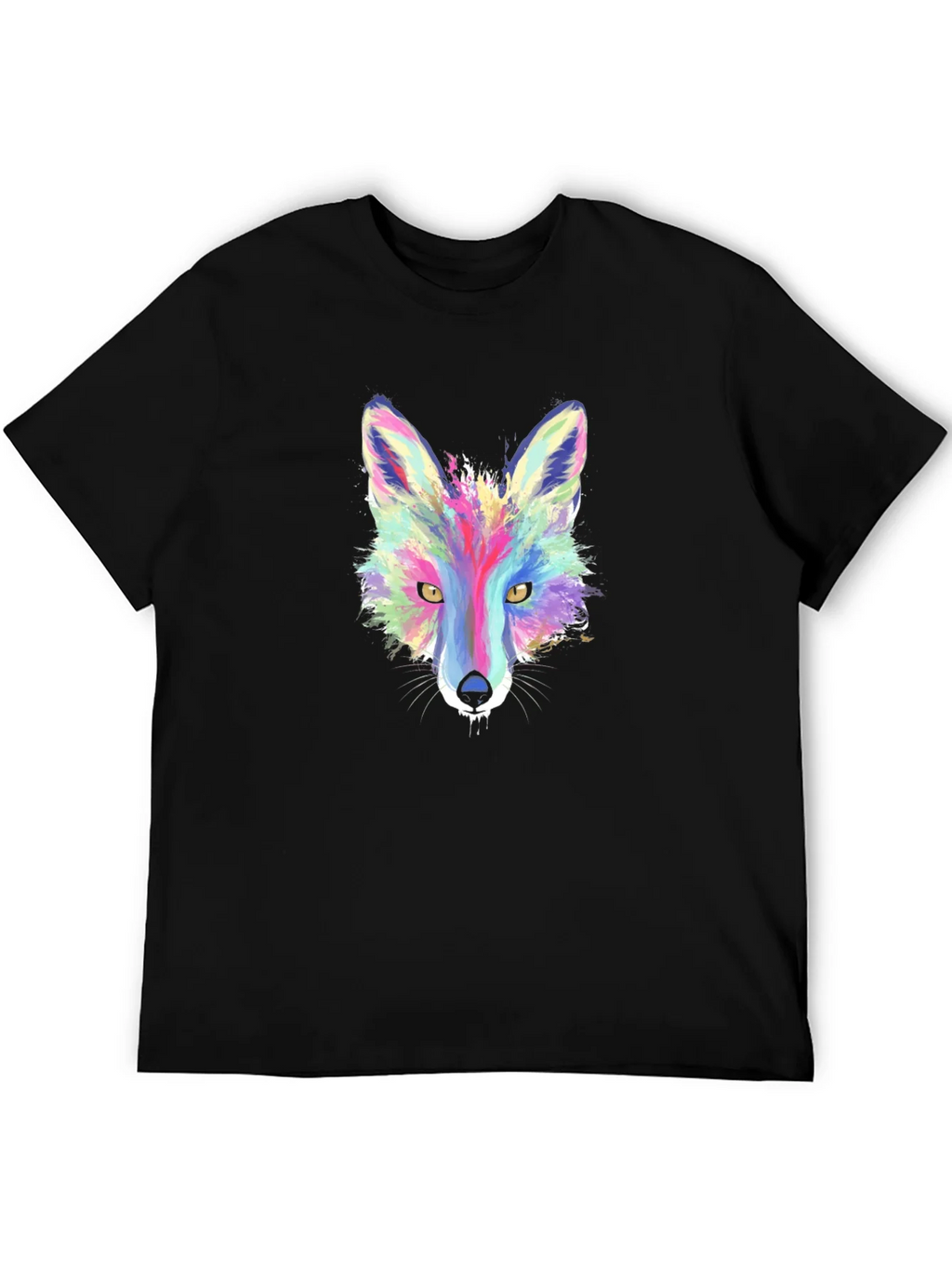Vibrant Fox Graphic Tee - Stylish Mens T-Shirt product image 3