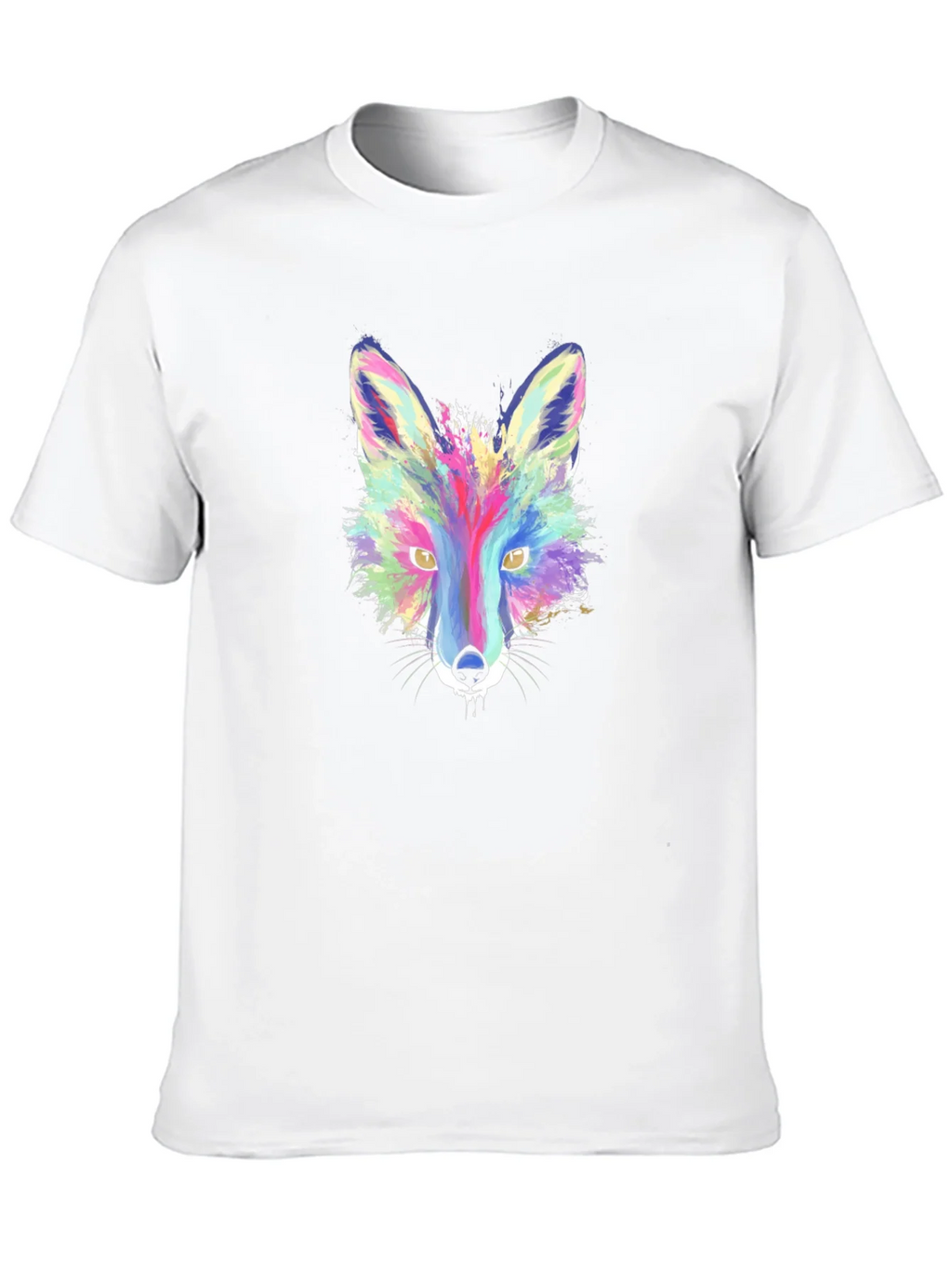 Vibrant Fox Graphic Tee - Stylish Mens T-Shirt product image 5