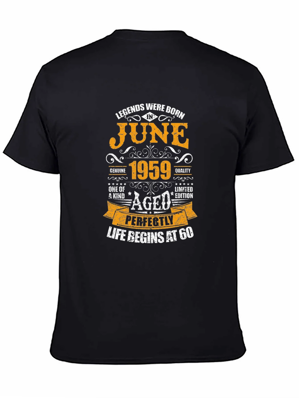 Legends Born in June 1959 T-Shirt - Aged Perfectly product image 4