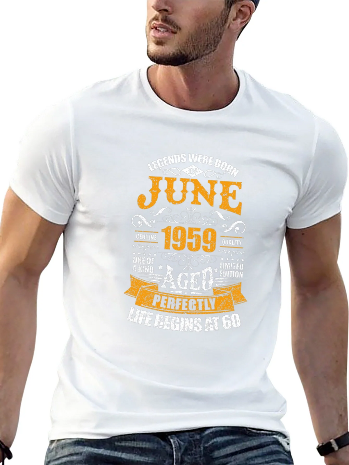 Legends Born in June 1959 T-Shirt - Aged Perfectly product image 12
