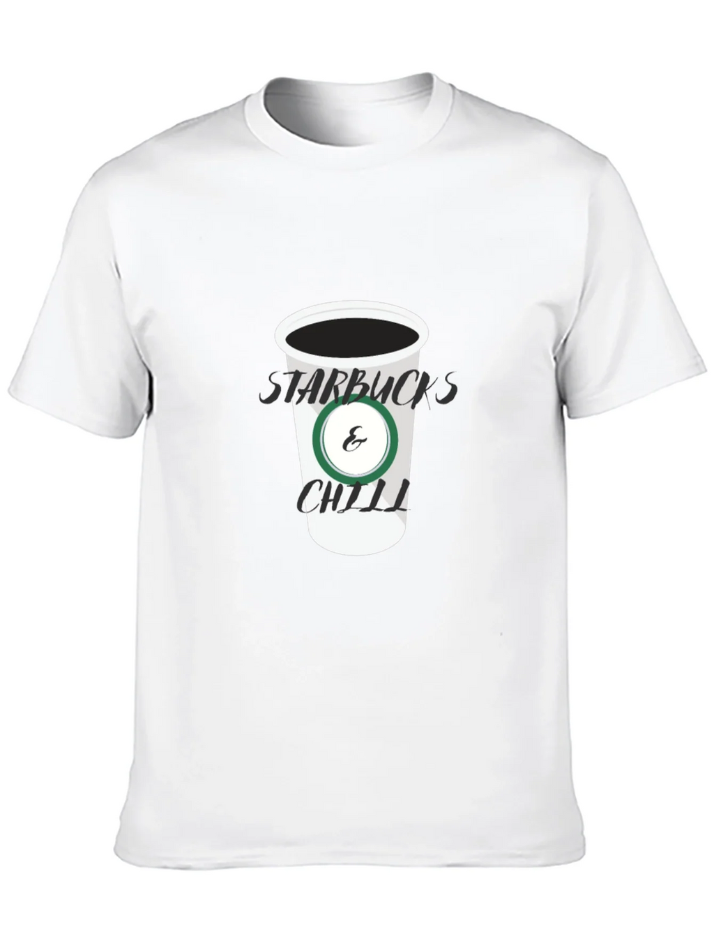 Starbucks & Chill Black T-Shirt product image 8