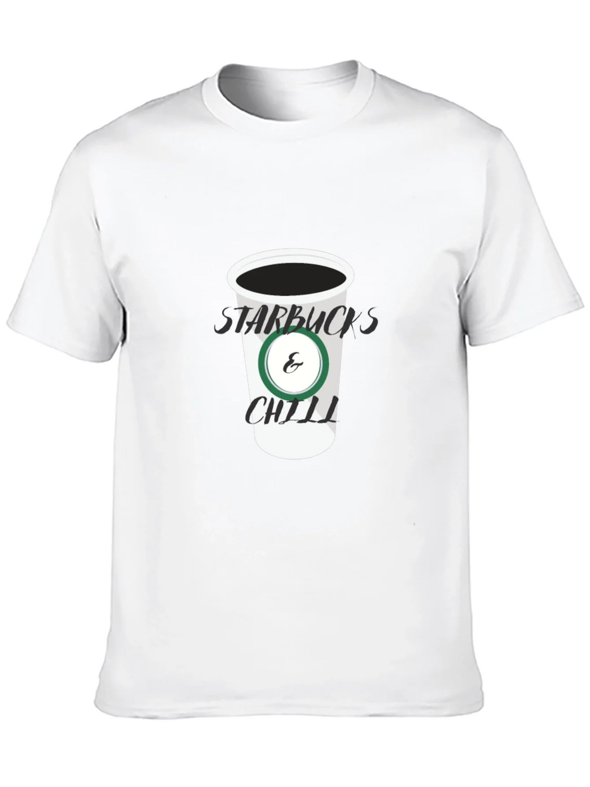Starbucks & Chill Black T-Shirt product image 8