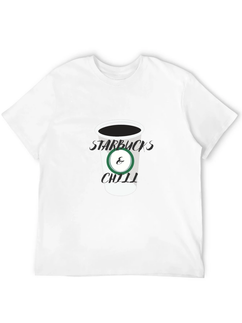 Starbucks & Chill Black T-Shirt product image 9