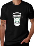 Starbucks & Chill Black T-Shirt product image 1