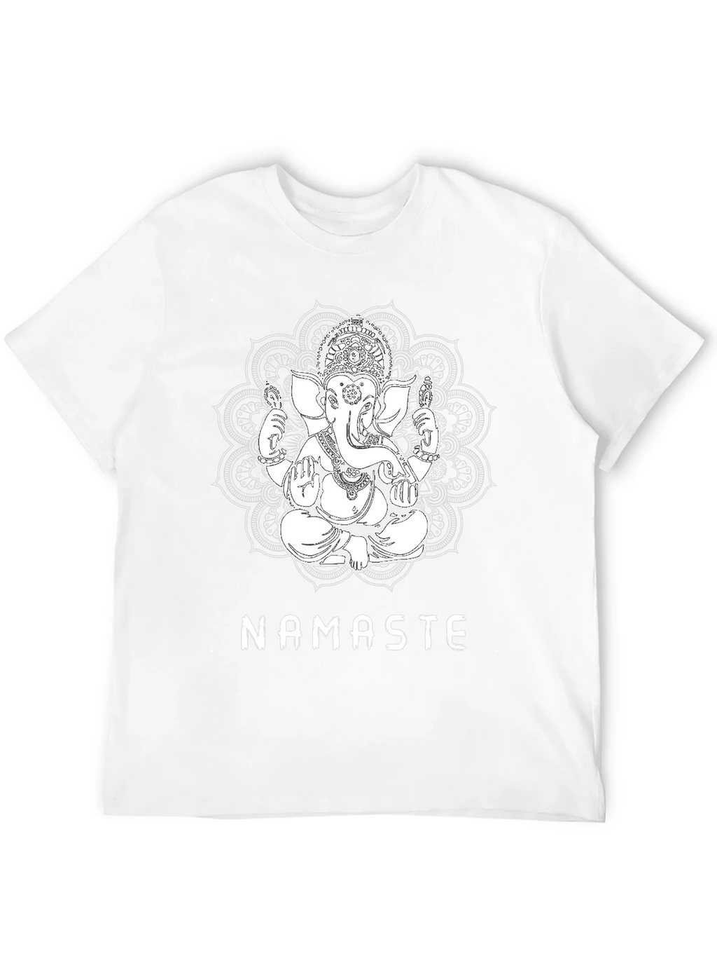 Ganesha Namaste Graphic T-Shirt - Black product image 11