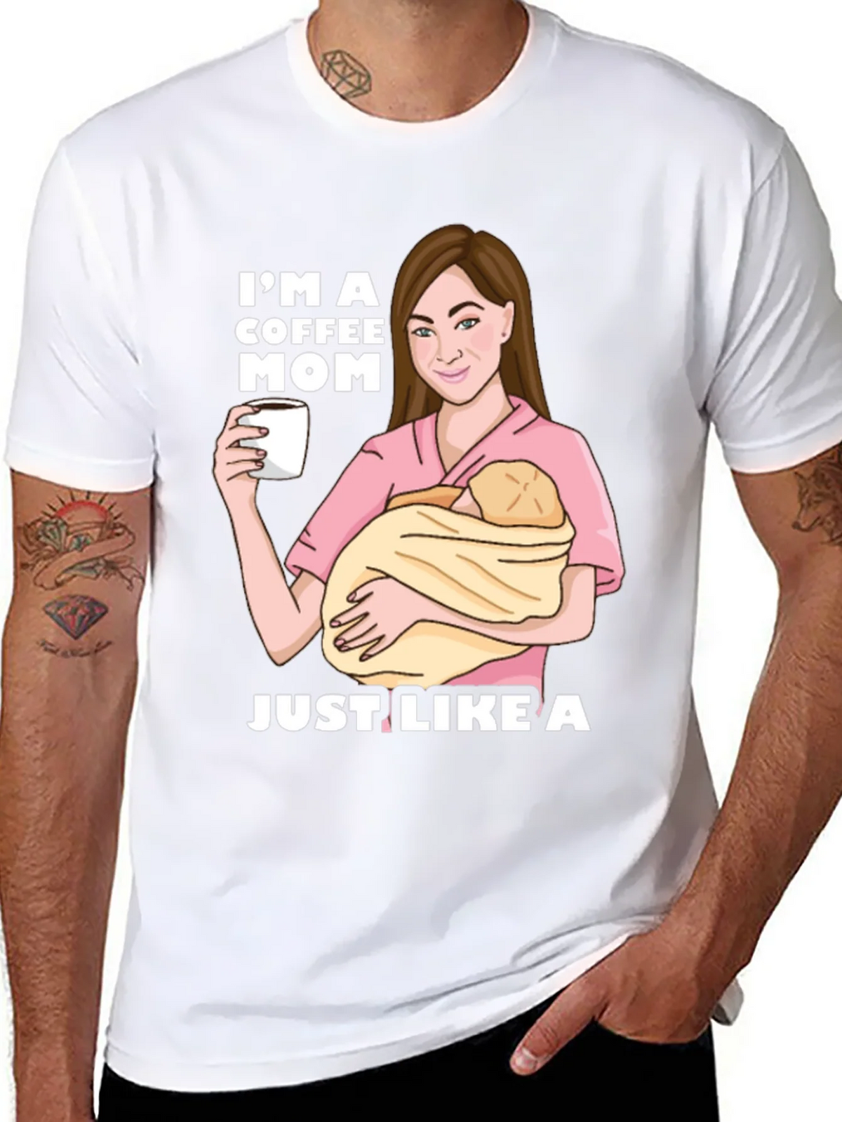 Im a Coffee Mom T-Shirt product image 4