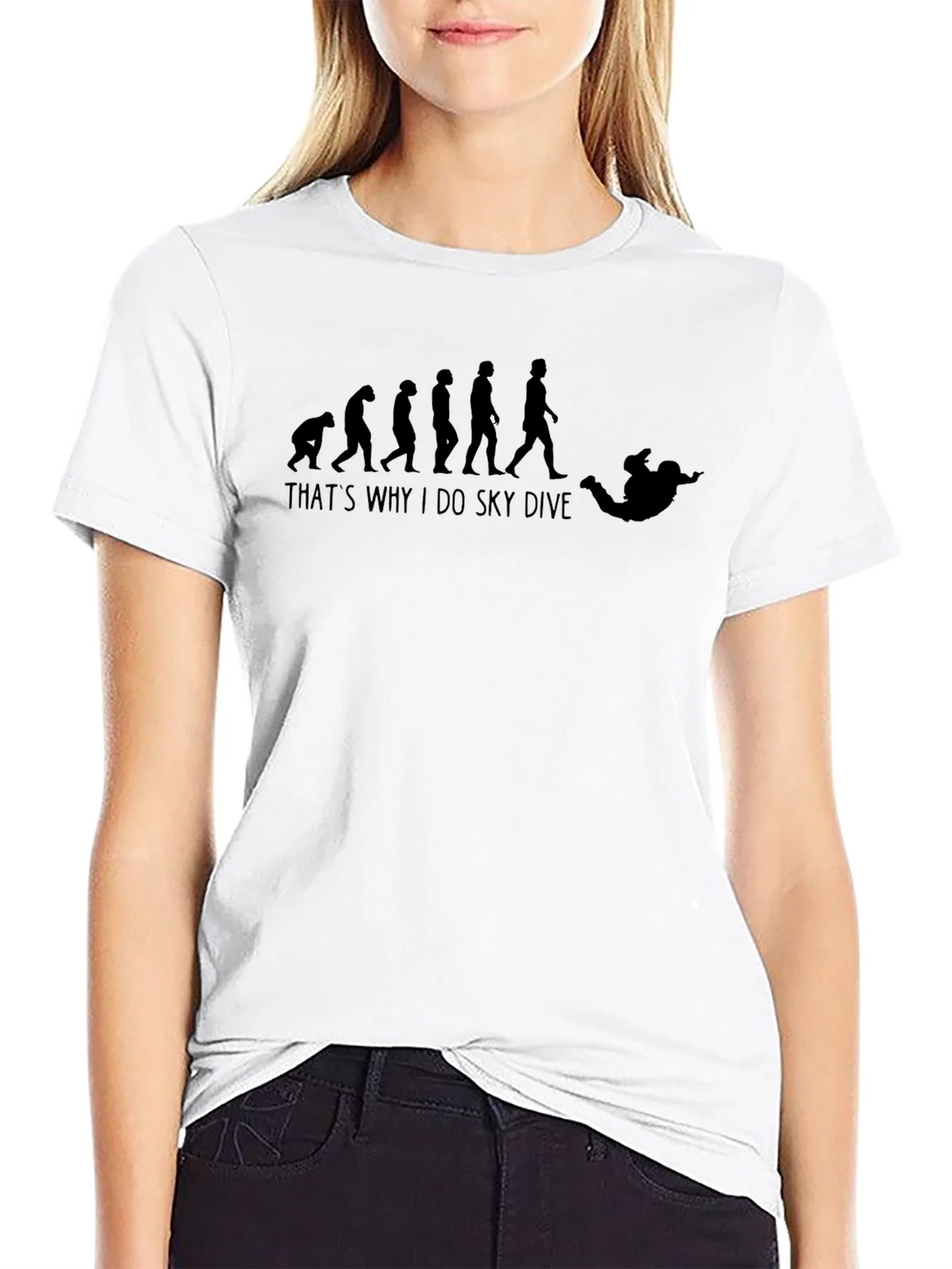 Evolution Skydiving T-Shirt - Funny Skydive Tee product image 8