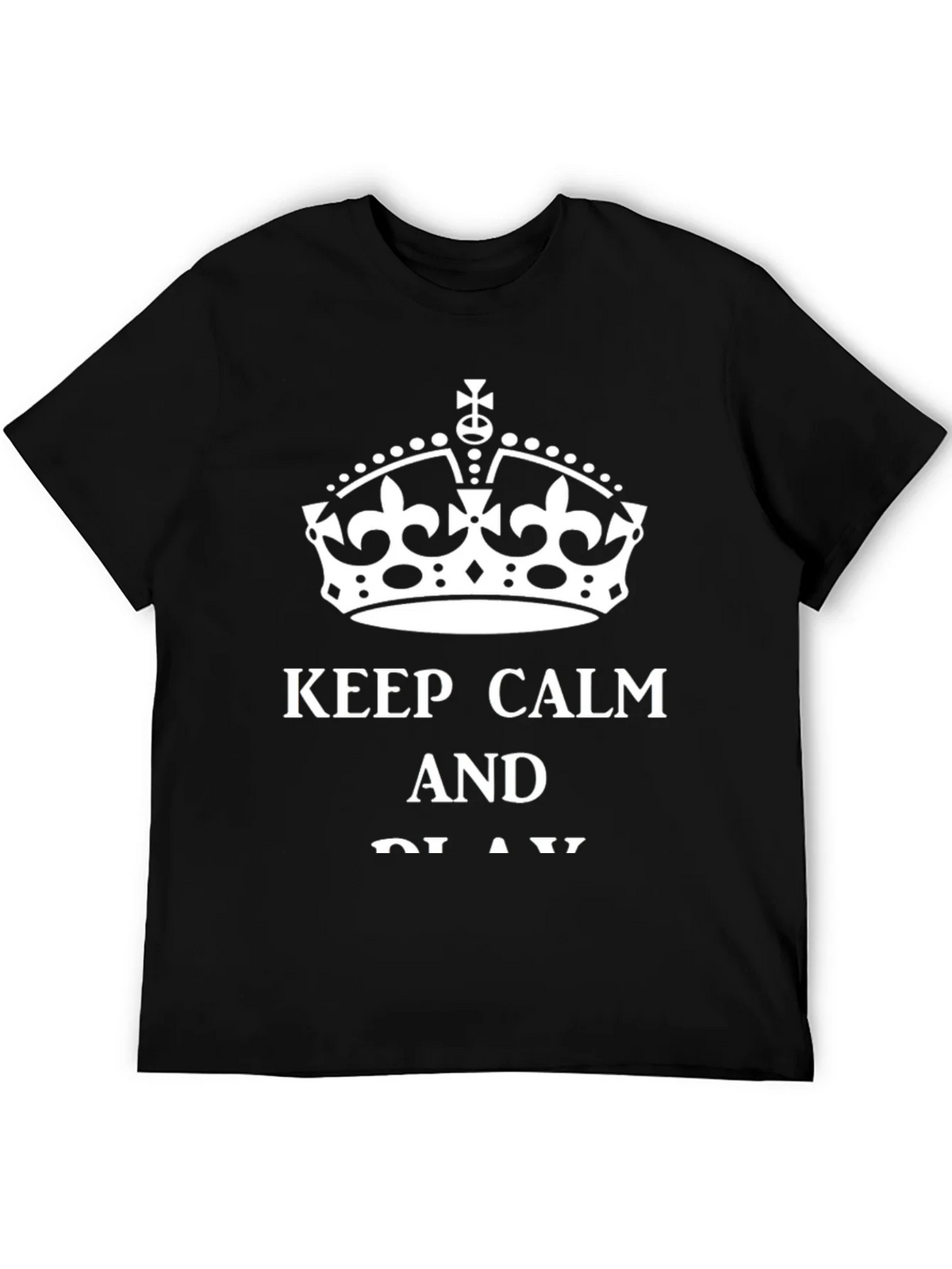 Keep Calm Graphic Tee - Mens Black T-Shirt product image 5