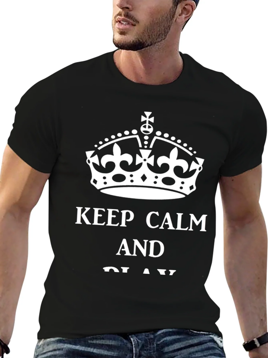 Keep Calm Graphic Tee - Mens Black T-Shirt product image 6