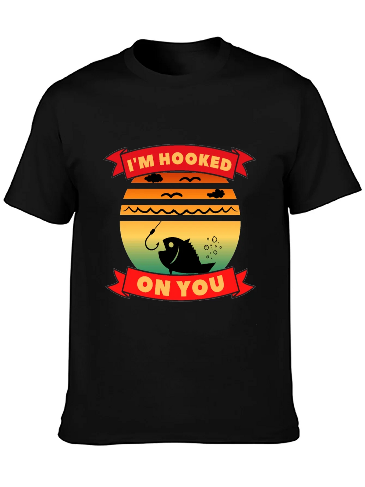 Im Hooked On You Fishing T-Shirt product image 3