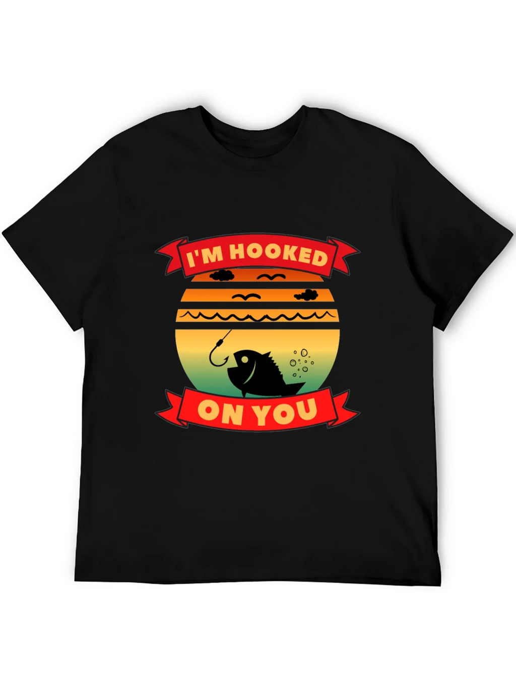 Im Hooked On You Fishing T-Shirt product image 5