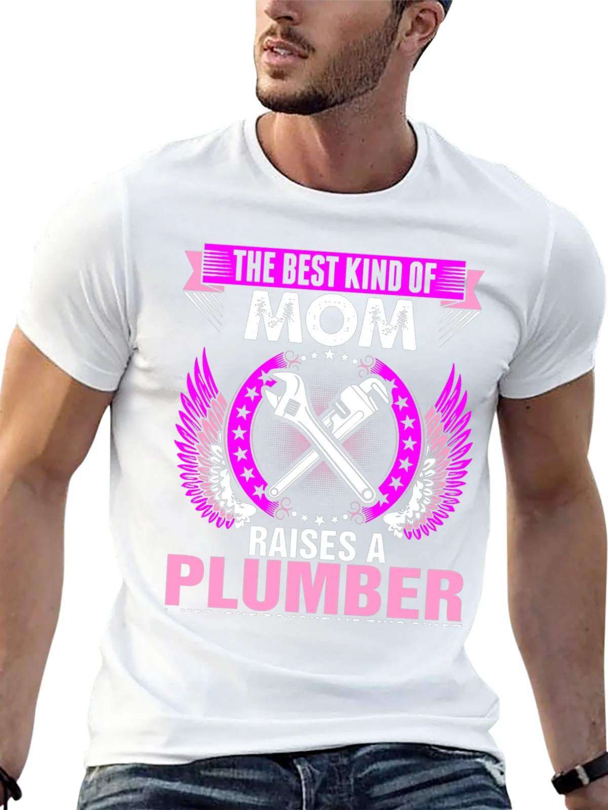 Best Mom Plumber Graphic T-Shirt product image 12