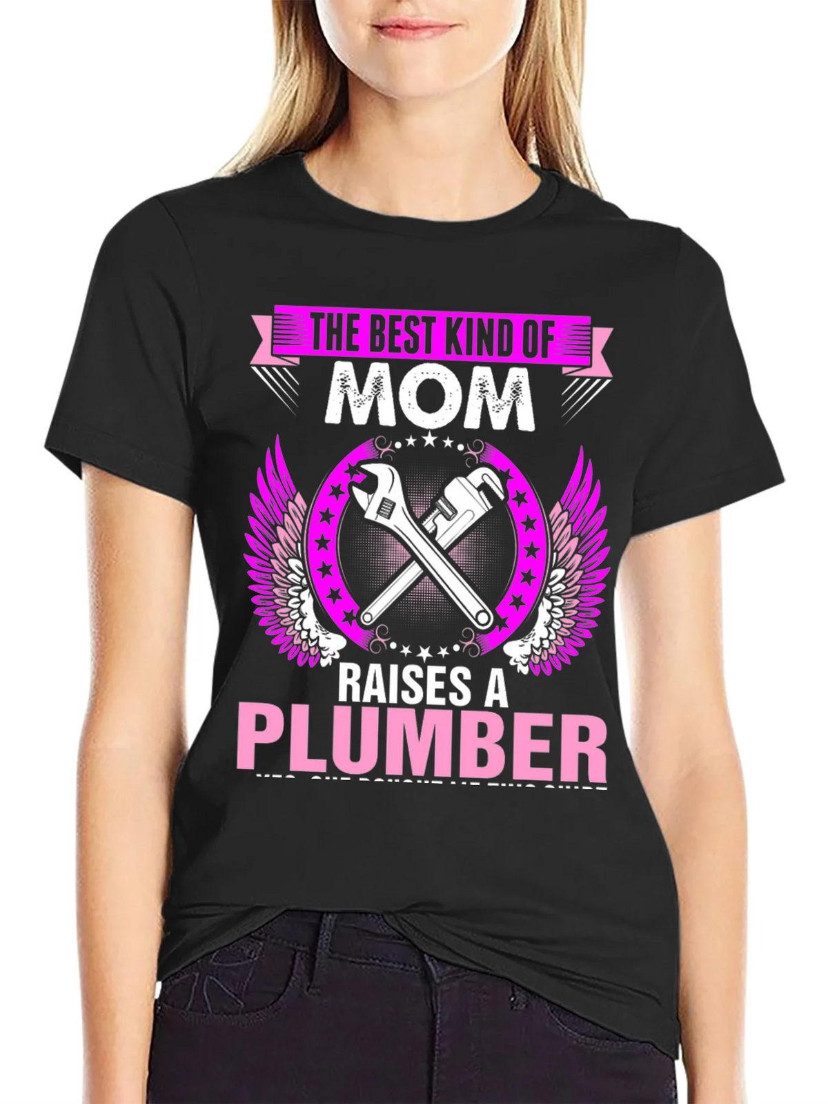 Best Mom Plumber Graphic T-Shirt product image 2