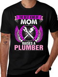 Best Mom Plumber Graphic T-Shirt product image 1