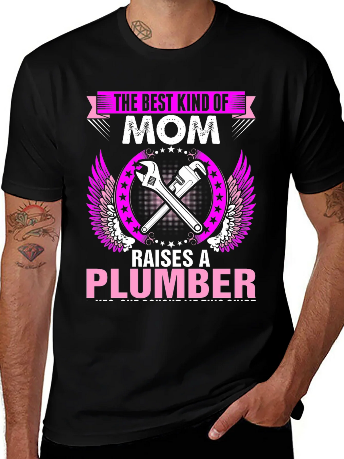 Best Mom Plumber Graphic T-Shirt product image 1