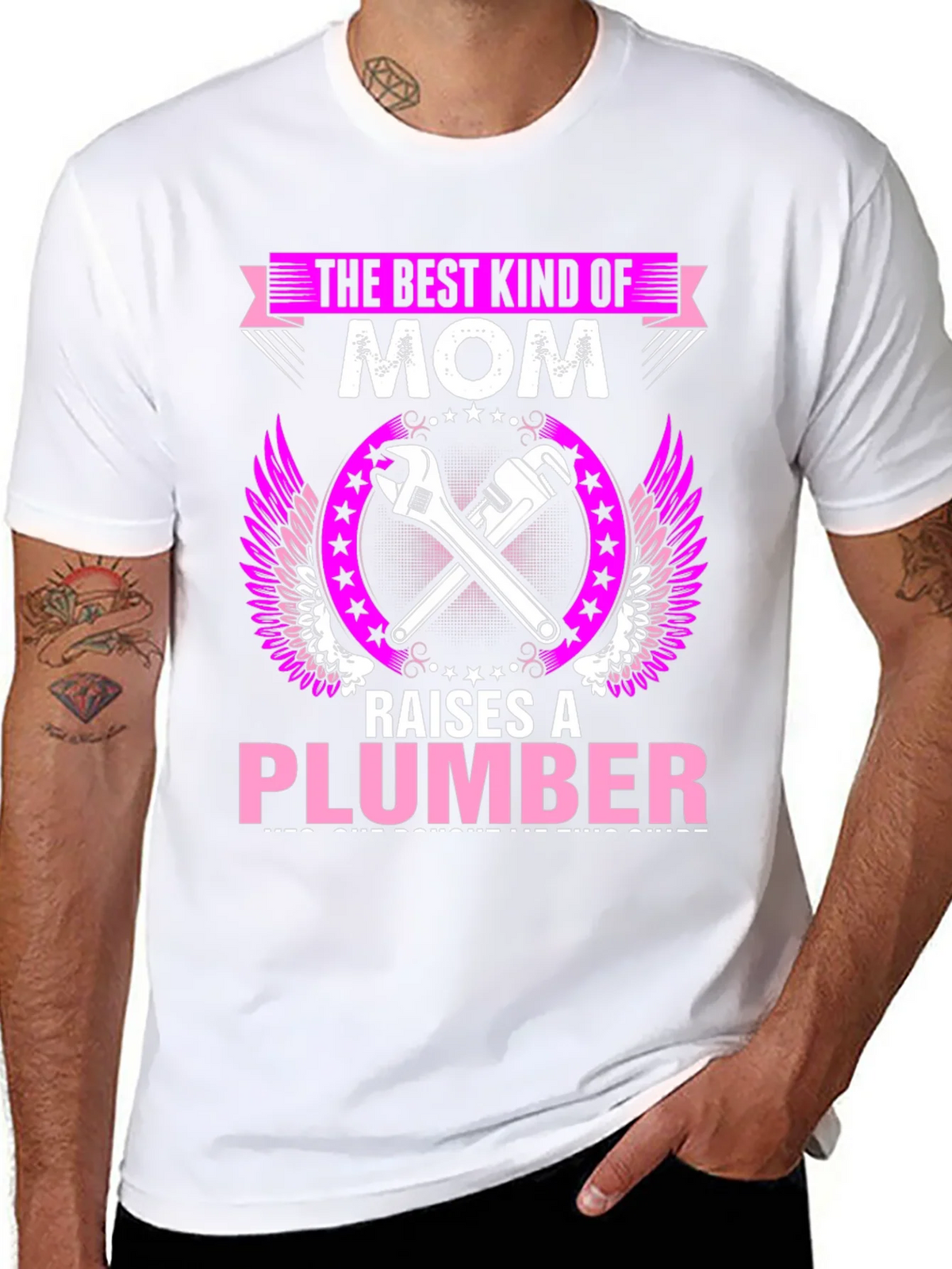 Best Mom Plumber Graphic T-Shirt product image 7